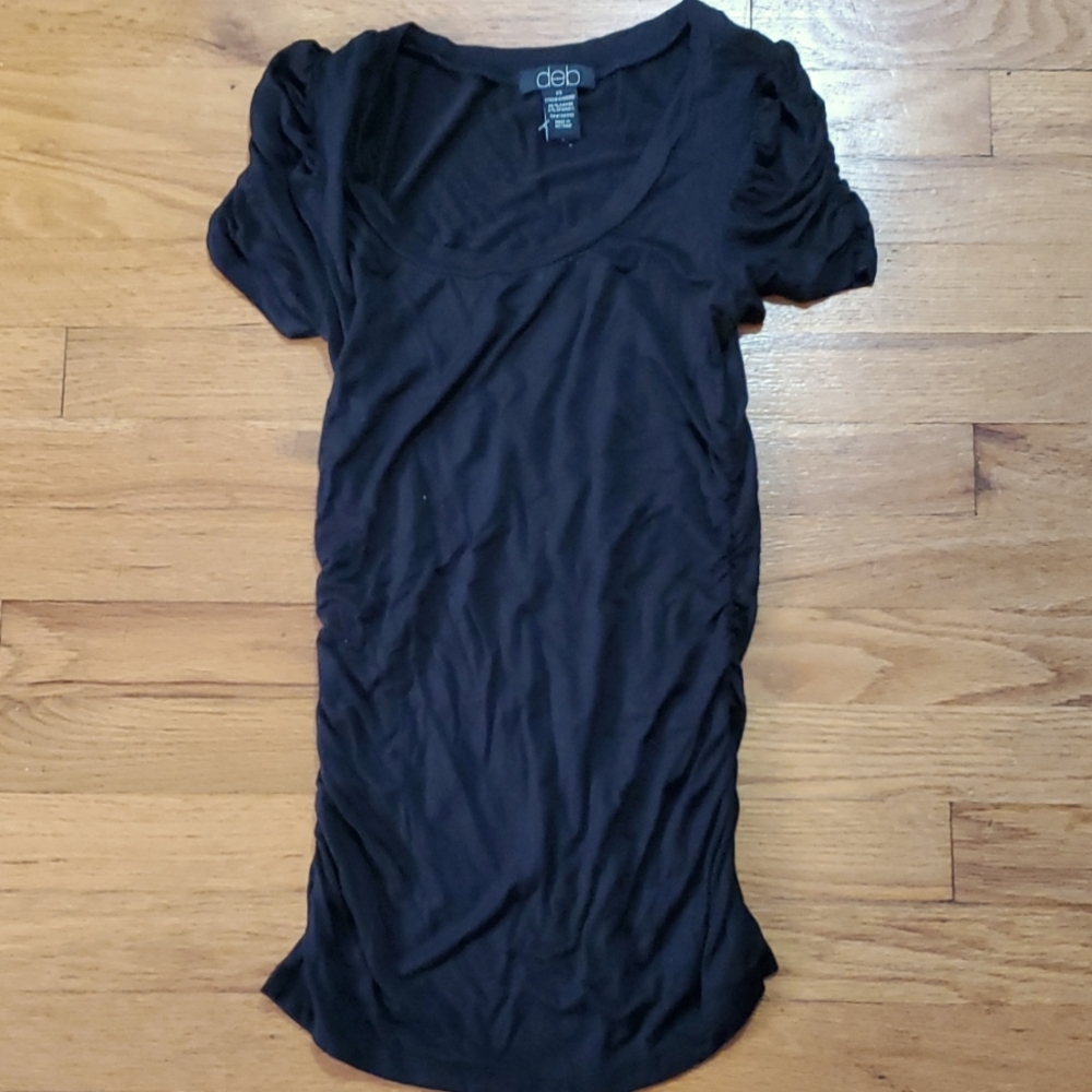 Black dressy t shirt xs